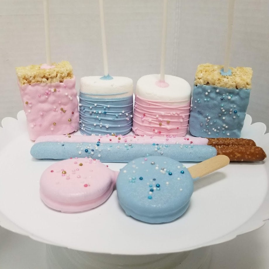 48p Baby Shower Boy Treats Bundle Candy Table. 