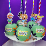 Rugrats inspired themed chocolate candy apple. 10 apples