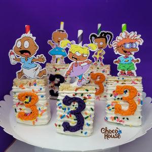 Rugrats inspired theme Birthday boy treats Rugrats decoration. 48p Bundle