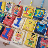 Baby Sesame Street Party Favors chocolate treats bundle. 48 pieces