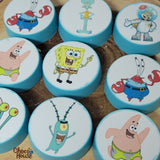 SpongeBob SquarePants Inspired theme treats.  48 Piece Treats Bundle