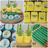 SpongeBob SquarePants Inspired theme treats.  48 Piece Treats Bundle