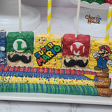 Super Mario Bros inspired treats theme Birthday boy treats. Mario and Luigi . . 48p Bundle