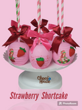 Strawberry Shortcake Baby shower, treats Birthday Party treats. 30 pieces