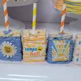 Baby Shower Here comes the Son. Party treats baby boy. 48 pieces