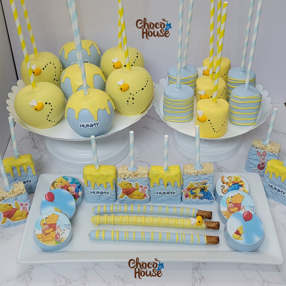 Winnie the Pooh Party package, Baby shower, treats Birthday Party treats. 30 pieces