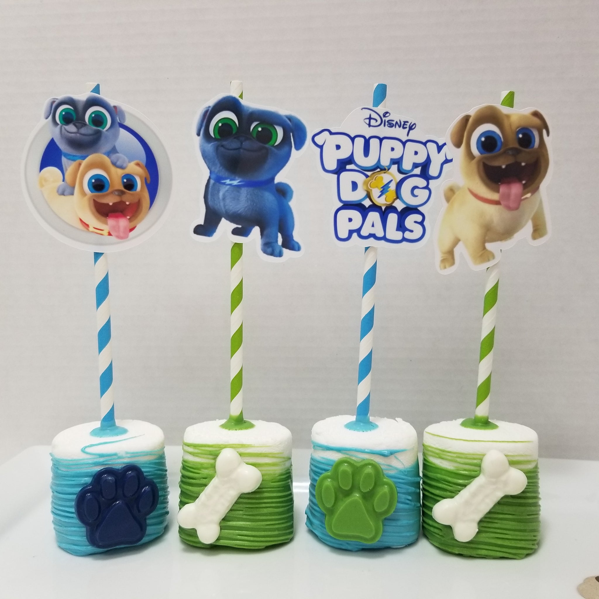 Puppy Dog Pals themed treats Party favors candy table treats 30 pie Choco House By Laura