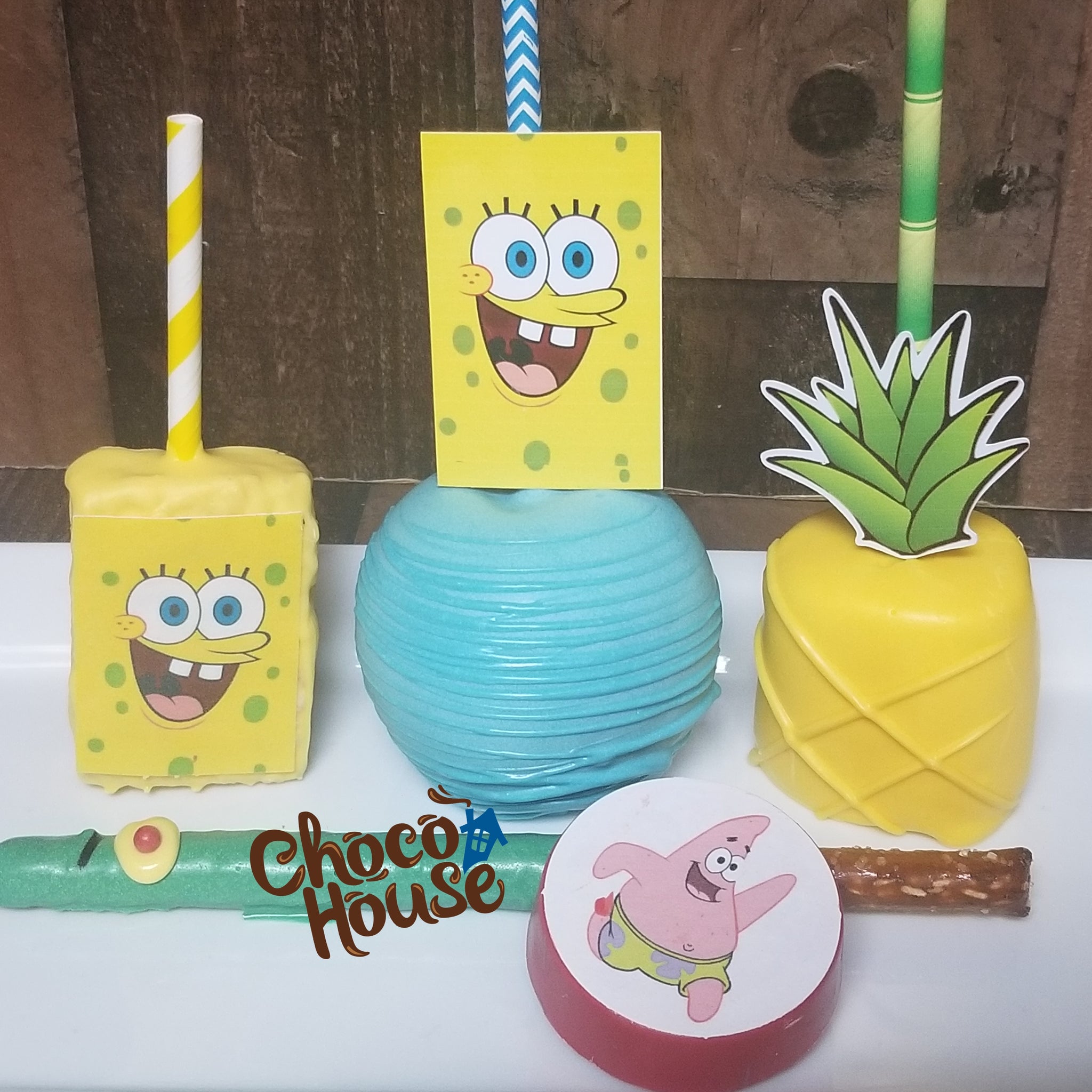 SpongeBob squarePants themed treats / Party favors/ candy table treats –  Choco House By Laura