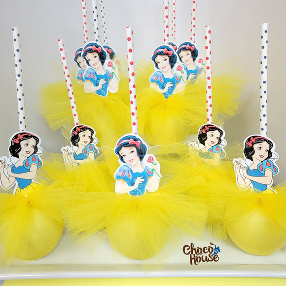 Snow White candy apple Disney princess chocolate apple inspired themed. 10 pieces