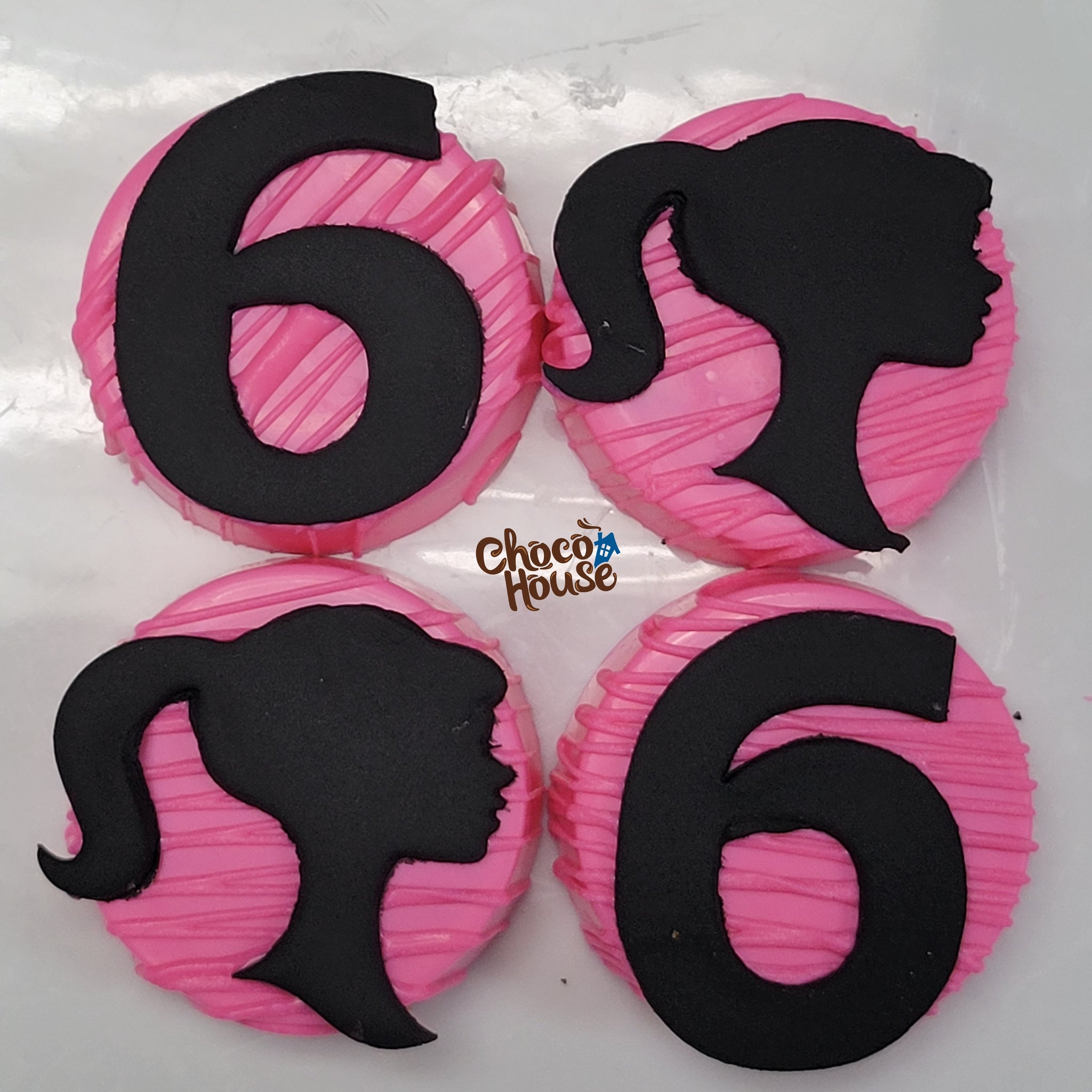 Barbie Doll Silhouette inspired themed treats bundle for candy