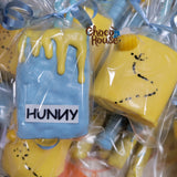 Winnie the Pooh clasic Gender reveal themed treats bundle . 48 pieces