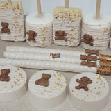 Teddy bear themed baby shower treats. 48 pieces