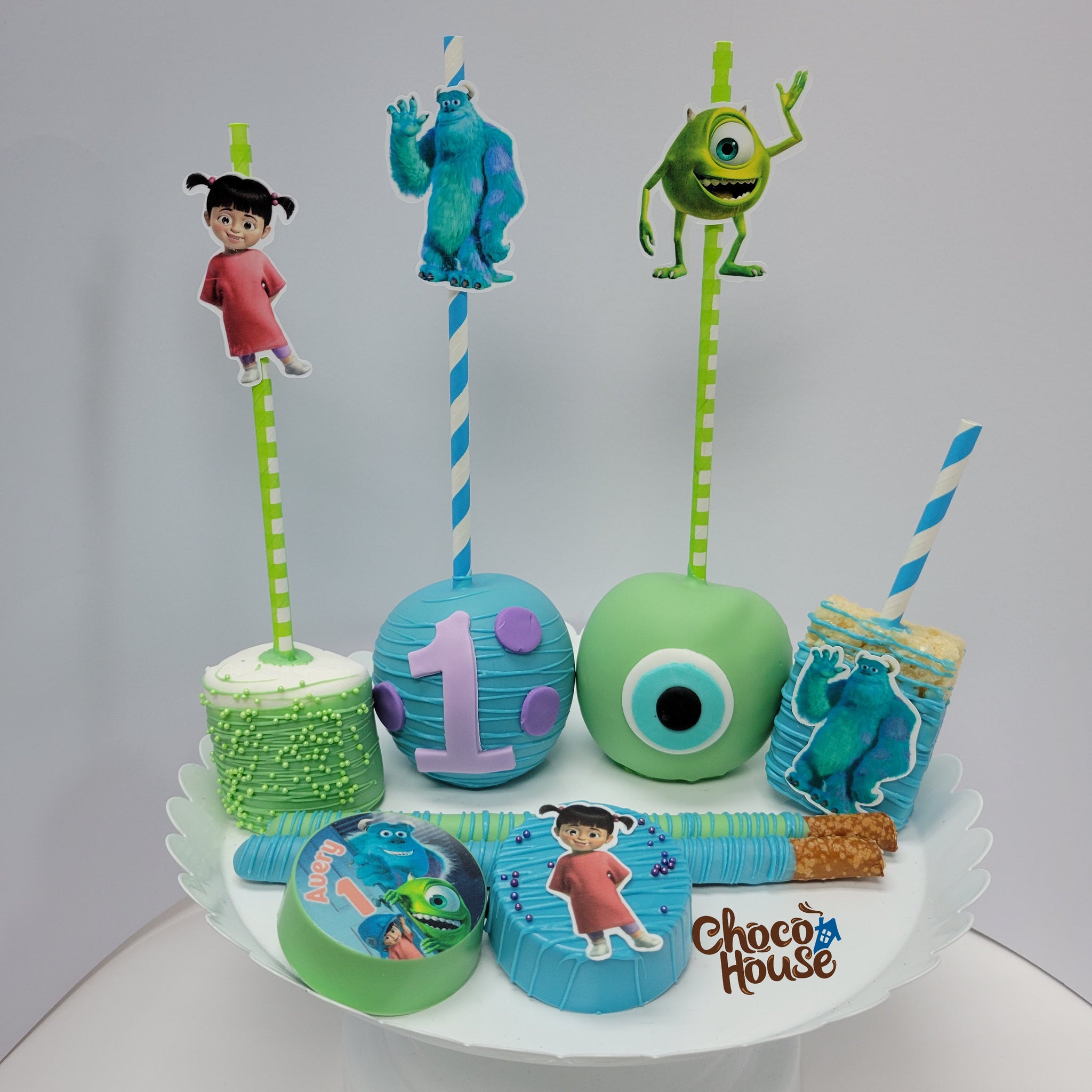 monsters inc party favors Monstet inc themed treats / Party favors/ candy table treats 30 pieces
