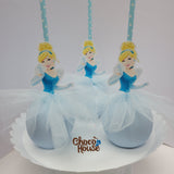 Cinderella candy apple Disney princess chocolate apple inspired themed. 10 pieces
