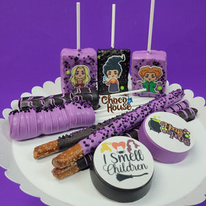 Hocus Pocus inspired treats bundle. Sister witches. Halloween . 48 pieces.