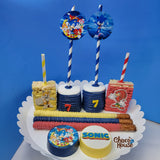 Sonic inspired theme. Birthday boy treats. 48p Bundle