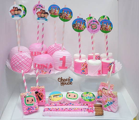 Cocomelon themed inspired treats bundle . 30 pieces