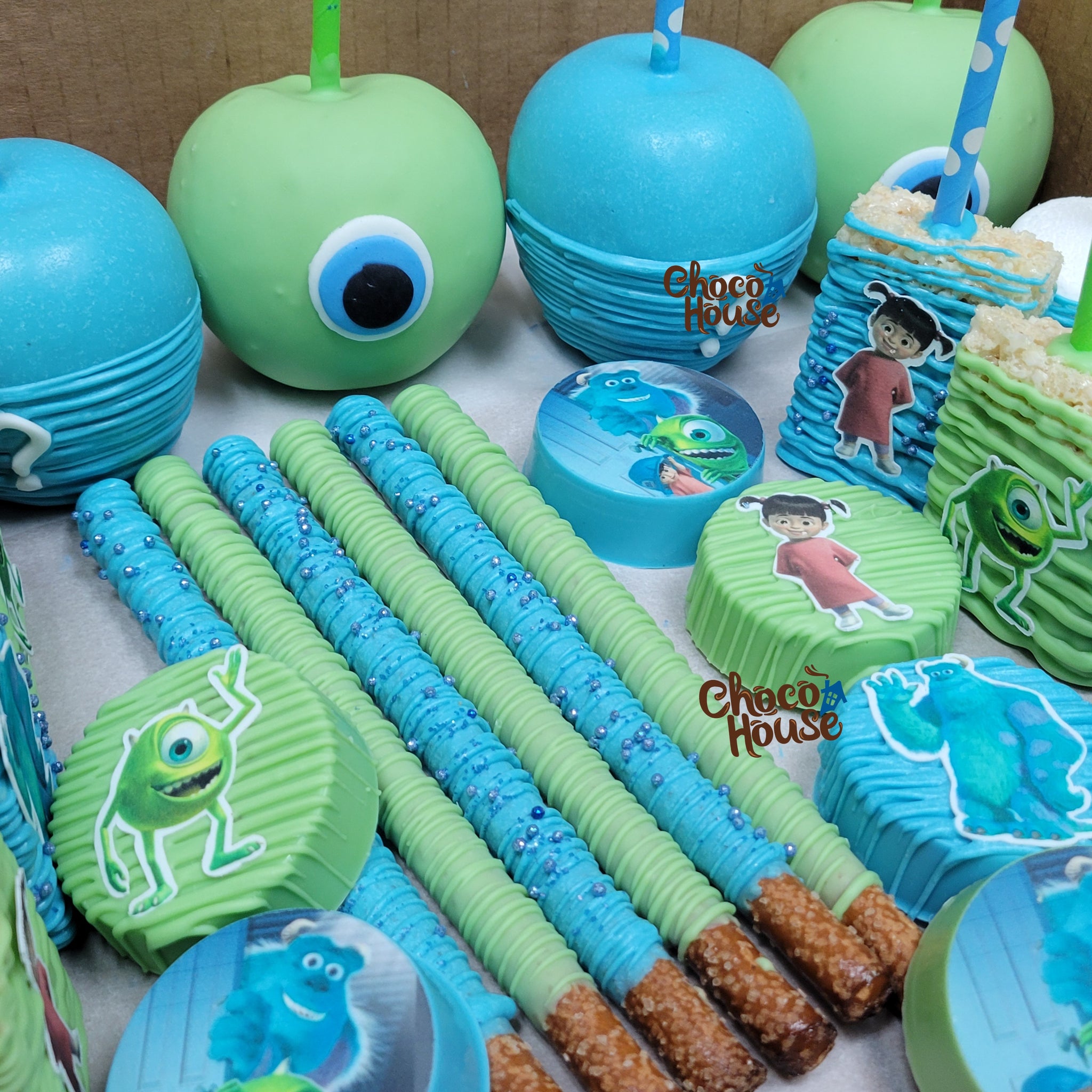 monsters inc party supply Monster inc themed inspired treats bundle . 30 pieces