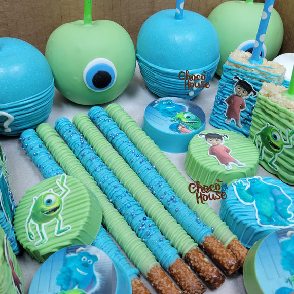 Monster inc themed inspired treats bundle . 30 pieces
