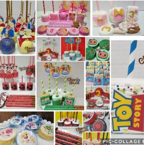 30 ct Custom order treats bundle for candy table. 30 pieces any theme.