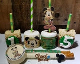 Mickey Safari Treats Bundle. Birthday candy table.