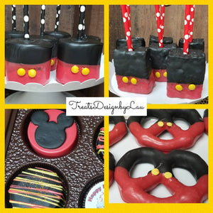 Mickey mouse  inspired themed treats bundle candy table. Birthday.