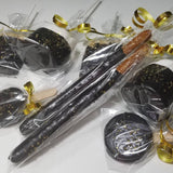 48p Black & Gold Bundle for candy table. 48 pcs. Colors to match your theme. Wedding   Anniversary  Birthday