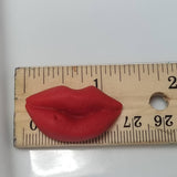 Fondant lips for cupcake or treats toppers. Valentine's edible toppers
