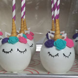 Unicorn Chocolate Candy Apples. 10 pieces
