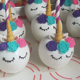 Unicorn Chocolate Candy Apples. 10 pieces