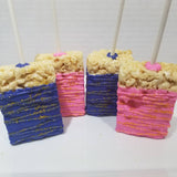 60ct Gender reveal treats bundle candy table. Bright pink & Blue