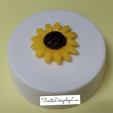Sunflowers for cupcake or treats toppers / fondant.