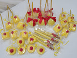 Beauty themed inspired treats bundle for candy table. Red Rose decoration.