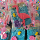 Flamingo and Pineapple/ Hawaii inspired themed treats bundle for candy table.